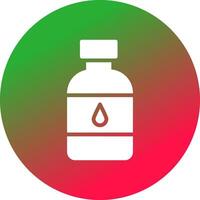 Water Bottle Creative Icon Design vector