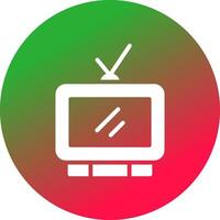 Television Creative Icon Design vector