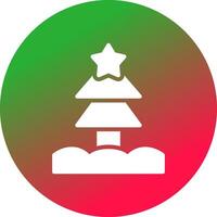 Christmas Tree Creative Icon Design vector