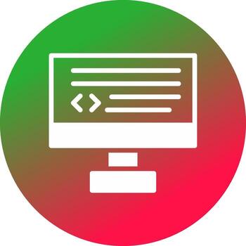 diseño de icono creativo de codificación vector
