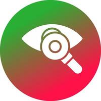 Eye Test Creative Icon Design vector
