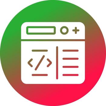 programación creativo icono diseño vector