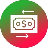 diseño de icono creativo de transferencia de dinero vector