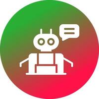 Chatbot Creative Icon Design vector