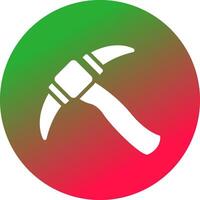 Pickaxe Creative Icon Design vector