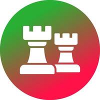 Chess Towers Creative Icon Design vector