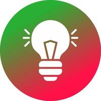 Light Bulb Creative Icon Design vector