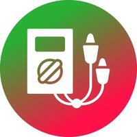 Electric Tester Creative Icon Design vector