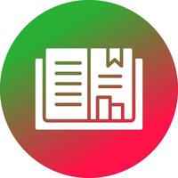 Open Book Creative Icon Design vector