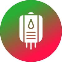 Blood Bag Creative Icon Design vector