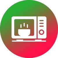 Microwave Creative Icon Design vector