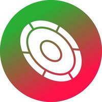 Frisbee Creative Icon Design vector