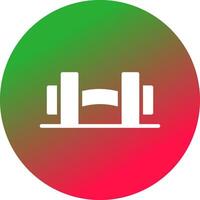 Dumbbells Creative Icon Design vector