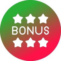 Bonus Creative Icon Design vector