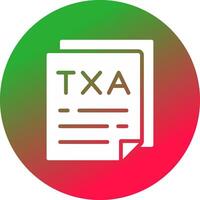 Taxes Creative Icon Design vector