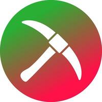 Pickaxe Creative Icon Design vector