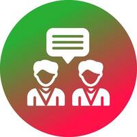 Dialogue Creative Icon Design vector