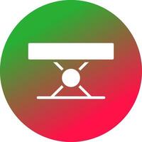 Folding Table Creative Icon Design vector