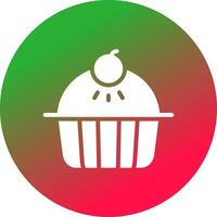 diseño de icono creativo de pastel de manzana vector