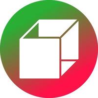 3d Cube Creative Icon Design vector