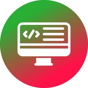 web programación creativo icono diseño vector