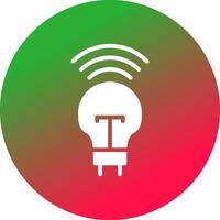 Smart Bulb Creative Icon Design vector