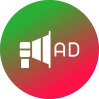 anuncio Campaña creativo icono diseño vector