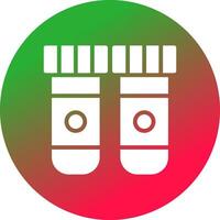 Test Tube Creative Icon Design vector