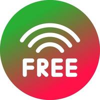 Free Wifi Creative Icon Design vector