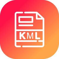 KML Creative Icon Design vector