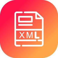 XML Creative Icon Design vector