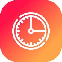 Time Quarter Creative Icon Design vector