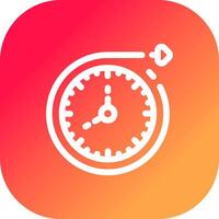 Time Forward Creative Icon Design vector