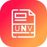 UNV Creative Icon Design vector