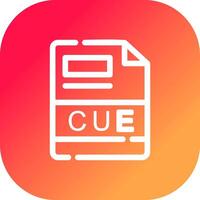 CUE Creative Icon Design vector