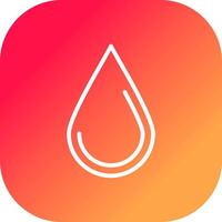 Water Drop Creative Icon Design vector