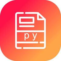 py Creative Icon Design vector