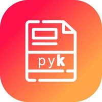 pyk Creative Icon Design vector