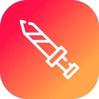 Sword Creative Icon Design vector