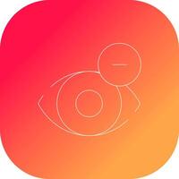 Shortsighted Creative Icon Design vector