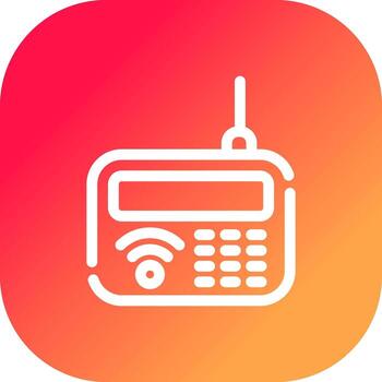 intercomunicador creativo icono diseño vector