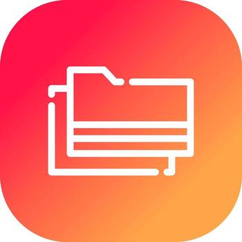 Folder Creative Icon Design vector