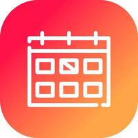 diseño de icono creativo de calendario vector