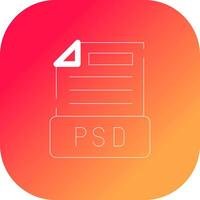 diseño de icono creativo de archivo psd vector