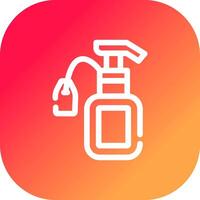 Shampoo Creative Icon Design vector