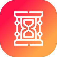 diseño de icono creativo de reloj de arena vector