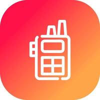 Walkie Talkie Creative Icon Design vector