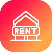 Rent Creative Icon Design vector