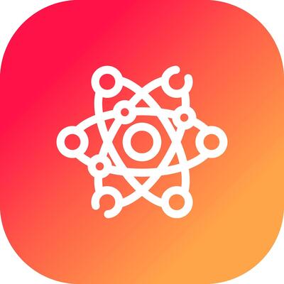Physics Creative Icon Design