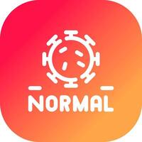 New Normal Creative Icon Design vector